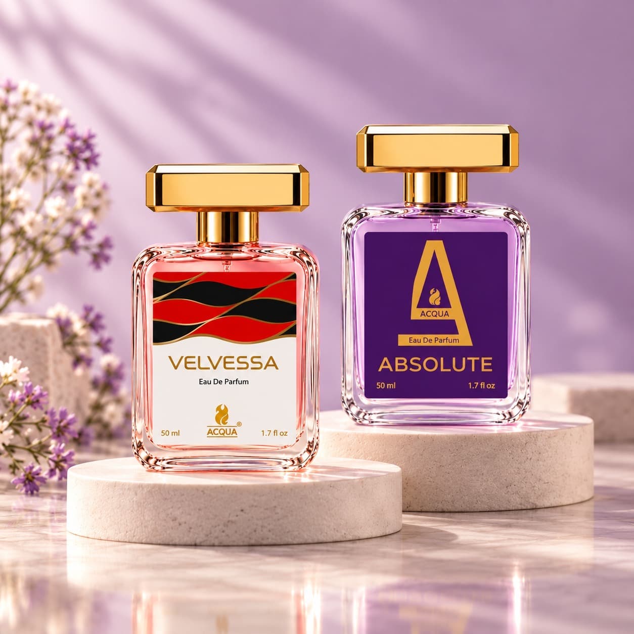 ACQUA Velvessa & Absolute His & Hers Perfume Combo