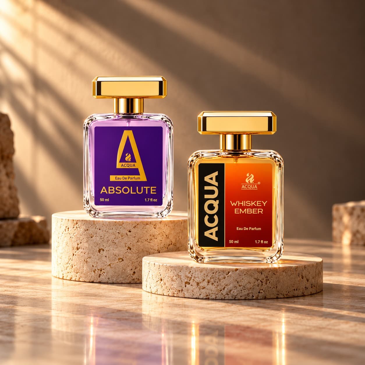  ACQUA Absolute & Whiskey Ember Men’s Perfume Combo 